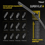 плоские щетки SUPER FLAT+ REKZIT Blister фото 5 из 5